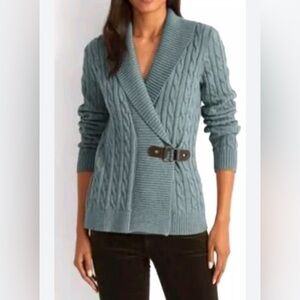 Ralph Lauren LRL Buckle Cardigan
